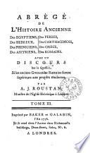 Abrégé de l'histoire ancienne
