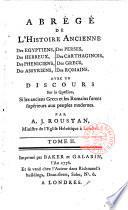 Abrégé de l'histoire ancienne
