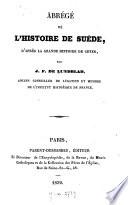 Abrégé de l'histoire de Suède