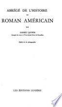 Abrégé de l'histoire du roman américain