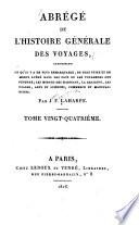 Abrégé de l'histoire générale des voyages