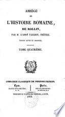 Abrégé de l'histoire romaine