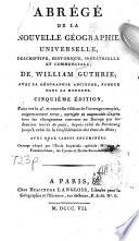 Abrégé de la nouvelle géographie universelle