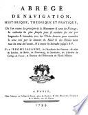 Abrege de navigation, historique, theorique et pratique (etc.)