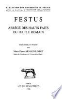 Abrégé des hauts faits du peuple romain