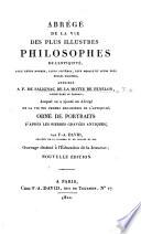 Abregé des vies des anciens philosophes, avec un recueil de leurs plus belles maximes. Par M. D. F. i.e. F. de Salignac de la Mothe Fénelon