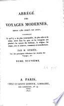 Abrégé des voyages modernes
