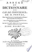 Abrégé du dictionnaire des cas de conscience de Pontas