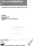 Abstracts Journal of the African Studies Centre Leiden