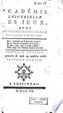 Académie universelle des jeux avec des instructions faciles pour apprendre à les bien jouer
