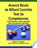 ACBC Avancé Boule de Billard Contrôle Test de Compétences (French)