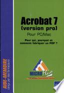 Acrobat 7 (version pro) pour PC/Mac