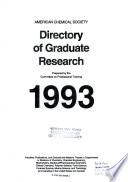 ACS Directory of Graduate Research 1993