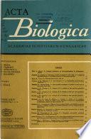 Acta Biologica Academiae Scientiarum Hungaricae