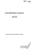 Acta Botanica Gallica