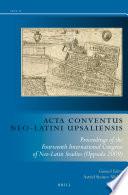 Acta Conventus Neo-Latini Upsaliensis