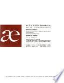 Acta electronica