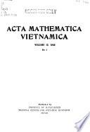 Acta Mathematica Vietnamica