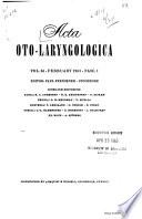Acta Oto-laryngologica