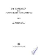 Acta pacis Westphalicae: Abt. A. Protokolle. Bd. 1