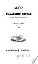 Actes de l'Academie Nationale des Sciences, Belles-Lettres et Arts de Bordeaux