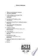 Actes de la recherche en sciences sociales