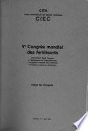 Actes du Congres, 2