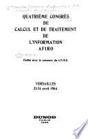 Actes du ... Congrès de l'AFIRO.