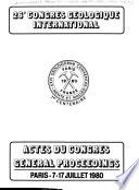 Actes Du Congres