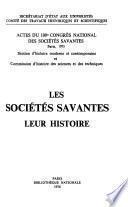 Actes du ... Congrès national des sociétés savantes