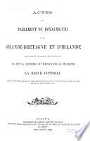 Actes du Parlement de la puissance du Canada