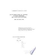 Actes du séminaire national sur l'intégration des variables démographiques dan la planification du développement