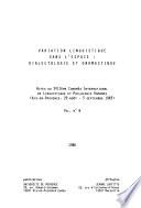 Actes du XVIIème Congrès international de linguistique et philologie romanes