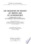 Actes et colloques