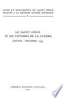 Actes et documents du Saint Siège relatifs à la Seconde Guerre mondiale
