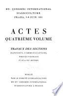 Actes ...: Rapports, communications et procès-verbaux