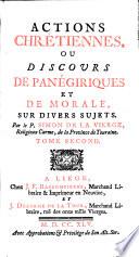 Actions chrétiennes ou Sermons