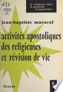Activités apostoliques des religieuses et révision de vie