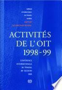 Activités de l'OIT 1998-99