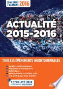Actualité 2015-2016
