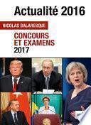 Actualité 2016 - Concours et examens 2017