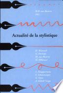 Actualité de la stylistique
