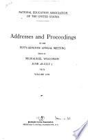Addresses and Journal of Proceedings