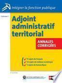 Adjoint administratif territorial - Annales corrigées - Catégorie C - 2014