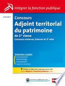 Adjoint territorial du patrimoine de 1ère classe - Catégorie C - Intégrer la fonction publique - 2012