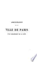 Administration de la ville de Paris et du département de la Seine