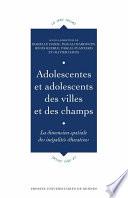 Adolescentes et adolescents des villes et des champs