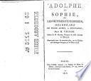 Adolphe et Sophie, ou, Les victimes d'une erreur