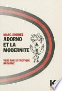 Adorno et la modernité