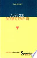 ADSO 3.20. mode d'emploi